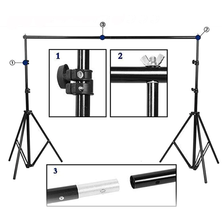 ฉากถ่ายภาพ 2x3m Photography Backdrop Muslin Cotton Green Screen thumbnail 4