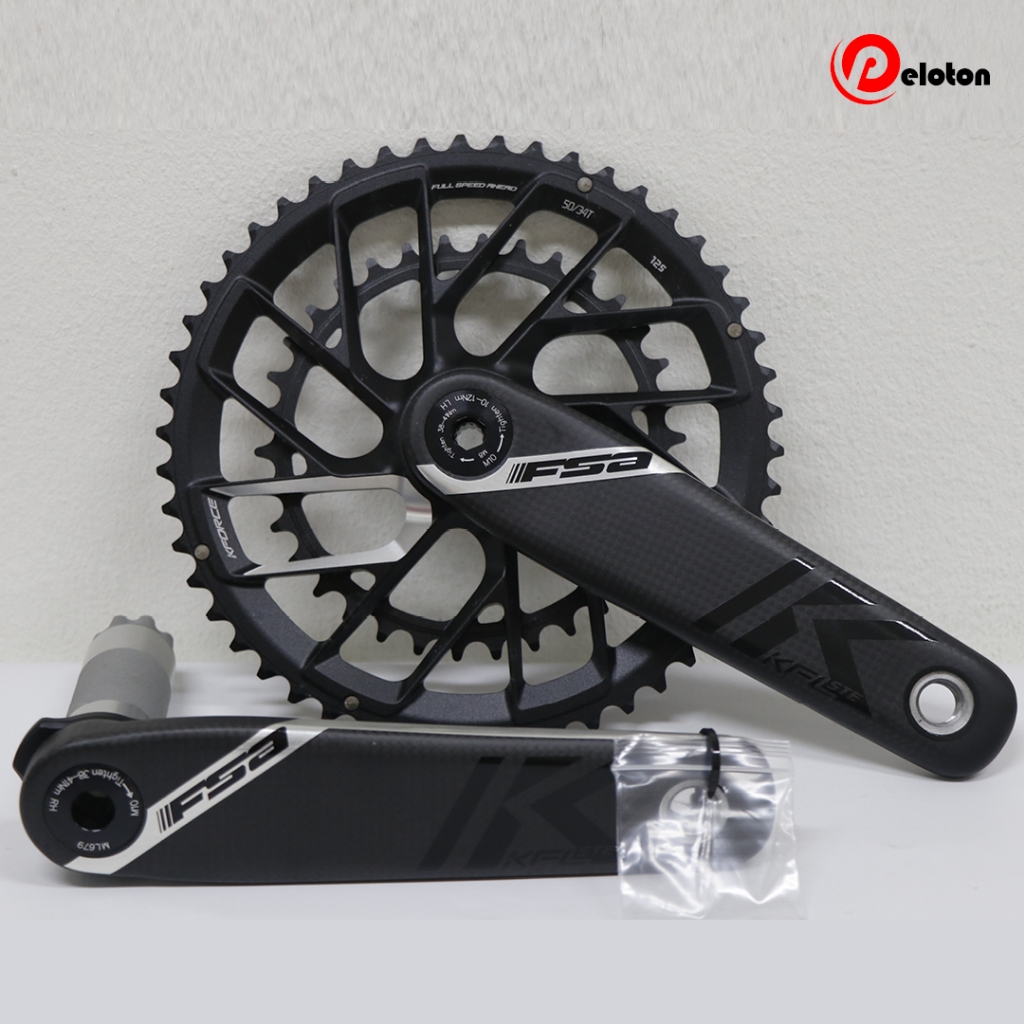FSA K-Force TEAM Edition Modular DM ขาจานคาร์บอน 50/34T 170mm (Shimano/FSA 12S) รหัส CKM-OS8500CC/DM