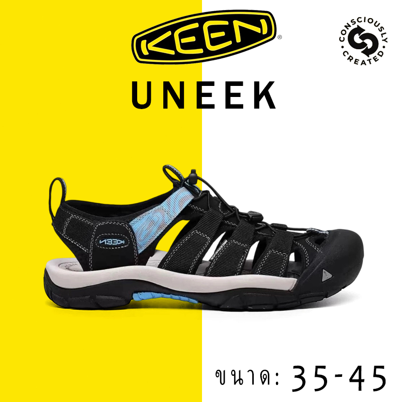 KEEN รองเท้าแตะหุ้มนิ้วทางน้ำ ซับในนุ่มกระชับ กันกระแทกเต็มแรง กันลื่นโคลน เป่าแห้งเร็ว ใส่เดินหลายชั่วโมง