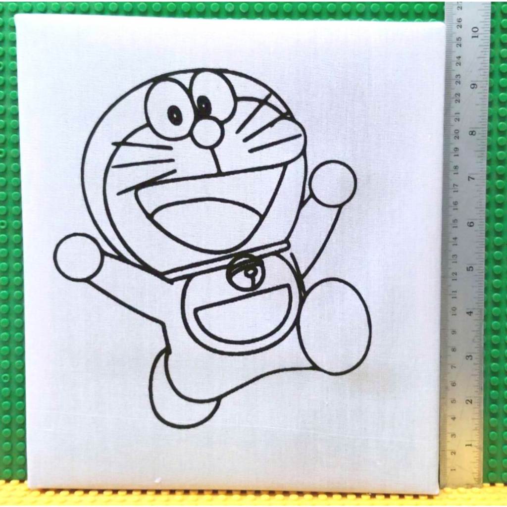 เฟรมผ้าระบายสี จัมโบ้ 23x25.5 เซนติเมตร (ไม่รวมสี+พู่กัน) Wooden Frame Jumbo