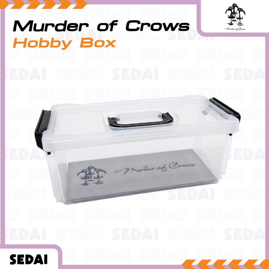 [ ส่งฟรี 🔥 ] Murder of Crows Hobby Box *สามารถต่อเพิ่มชั้นได้ กล่องอเนกประสงค์ กล่องเก็บโมเดลจิ๋ว กล่องขนาดพกพา