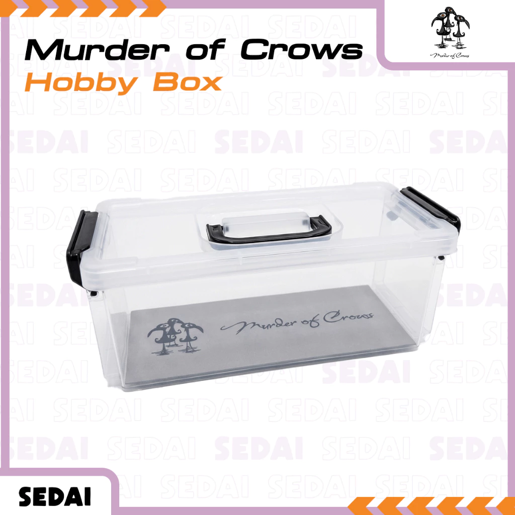 [ ส่งฟรี 🔥 ] Murder of Crows Hobby Box *สามารถต่อเพิ่มชั้นได้ กล่องอเนกประสงค์ กล่องเก็บโมเดลจิ๋ว กล่องขนาดพกพา