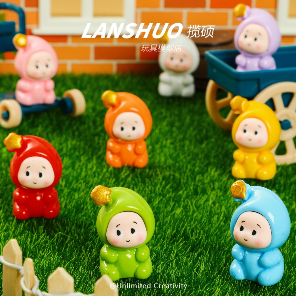 (แบบสุ่ม) พร้อมส่ง ของตกแต่ง สะสม DIY ทวิงจิ๋ว 8 สี