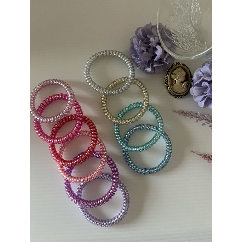 ยางรัดผมเกาหลี 🇰🇷SeBong ,Mooyeong Circle Bands ของแท้ 1 ชิ้น ))Made in Korea🇰🇷 คุณภาพเยี่ยม ทนทาน  ไม่ดึงเส้นผม
