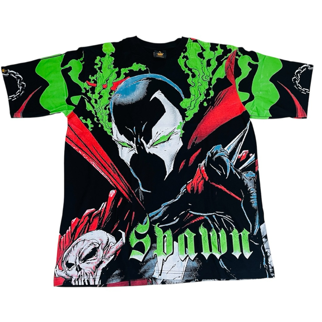 เสื้อ รุ่น  Spawn ​OVP ป้าย​เดอะคราวน์ พรีเมี่ยม #เสื้อวินเทจ#เสื้อยืด 90s#Vintage