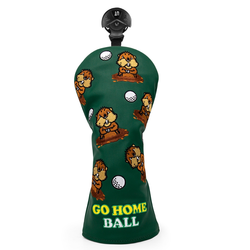 Golf Head Cover "Golf Groundhog" Cover for Golf Clubs-Hybrid Headcover