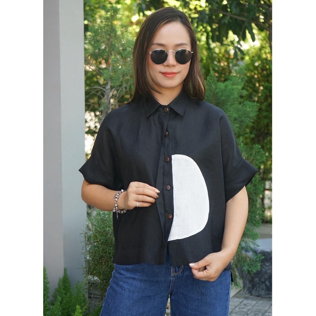 5th Jan เสื้อลินินแท้ 100% รุ่นใหม่ล่าสุด ! เสื้อเชิ๊ตลินินแท้〰️ เสื้อทรงหลวม ดีไซน์เก๋ ทรงนี้ใส่สวย