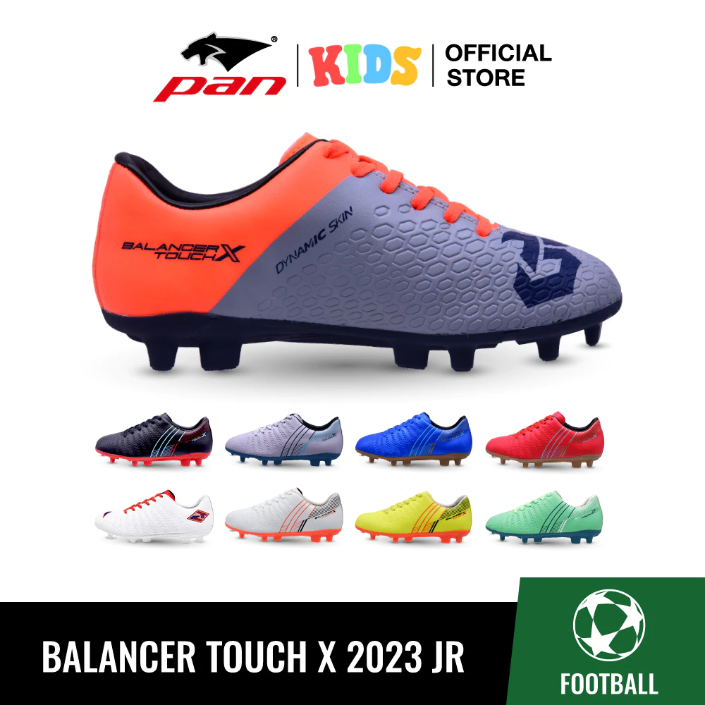 [PANTSDGWS ลด 100]  PAN รองเท้าฟุตบอล ธีราทร บุญมาทัน เด็ก BALANCER TOUCH X JR T5 รหัส APF151B