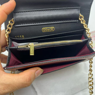 Sale กระเป๋าสะพายข้าง ใบเล็กขนาด 6 นิ้วมีช่องใส่บาตรมีช่องซิปใช้งานใส่แบงค์ได้สองพับมีอุปกรณ์พร้อมกล่อง
