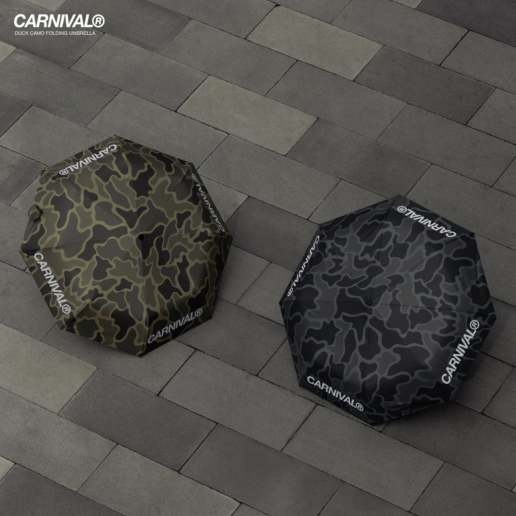 [พร้อมส่งจ้า]✭ CARNIVAL® DUCK CAMO FOLDING UMBRELLA ของแท้100% มือ1 ร่ม Carnival