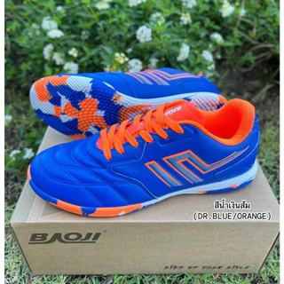 รองเท้าฟุตซอล BAOJI ** BJM-935 ใส่สบาย ซัพพอร์ตดีลดแรงกระแทก วิ่งมั่นใจทุกแมทซ์ SIZE: 33-45 (ควรบวกเพิ่ม 1 ไซส์)