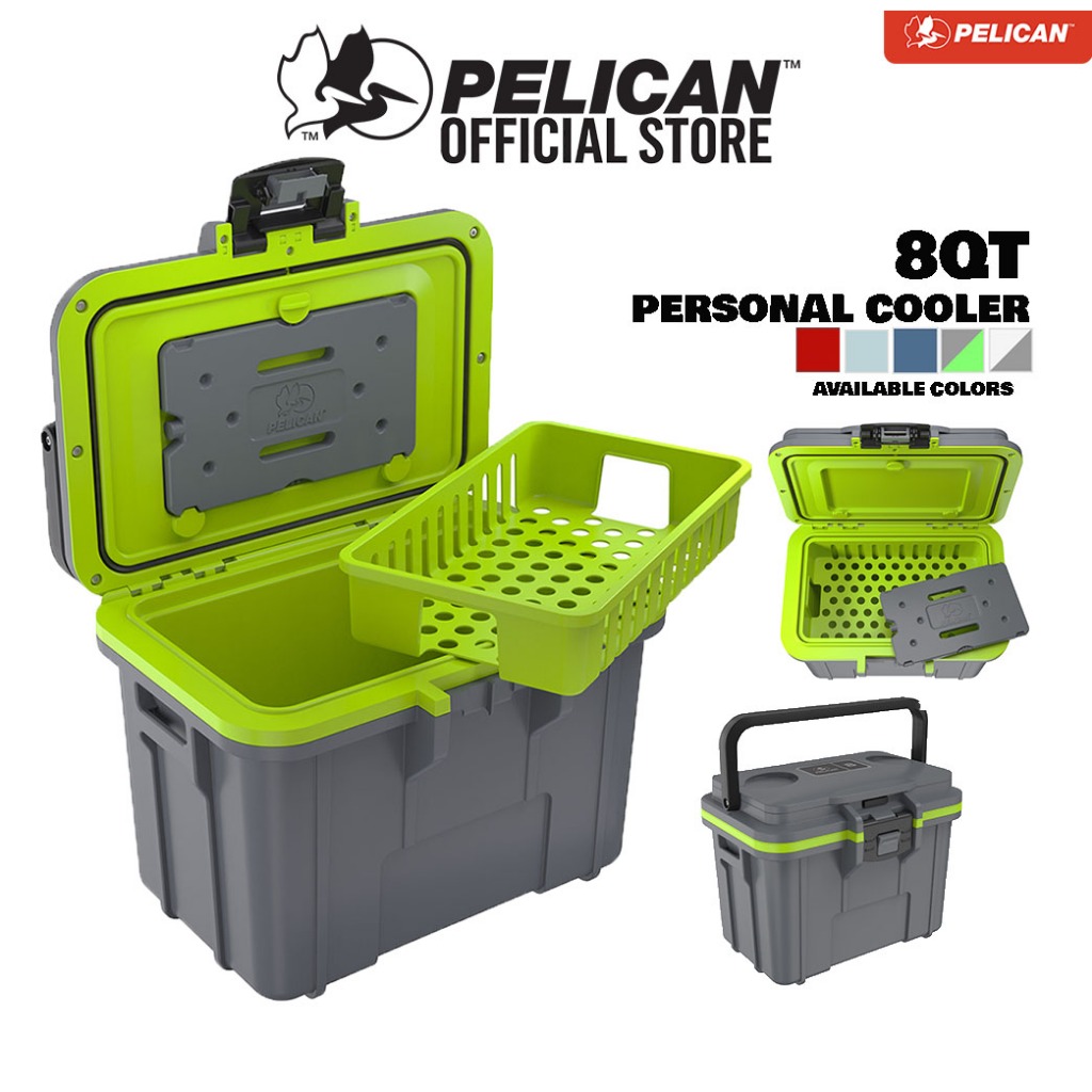 Pelican 8QT Personal Cooler - ถังน้ำแข็ง กระติกเก็บความเย็น ความจุ 7.57 Litre