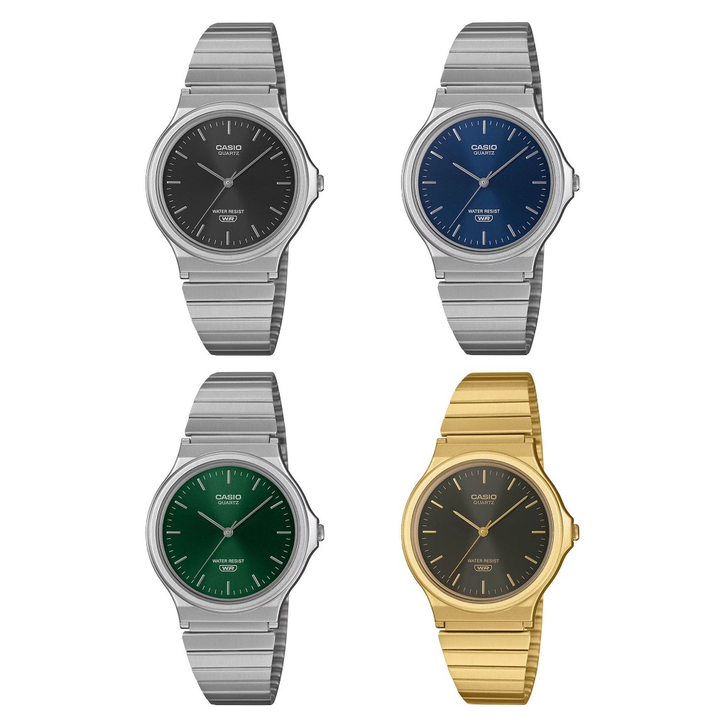 Casio Standard สายสแตนเลส รุ่น MQ-24DA,MQ-24GA (MQ-24DA-1A,MQ-24DA-2A,MQ-24DA-3A,MQ-24GA-1A)
