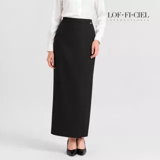 LOF-FI-CIEL กระโปรง กระโปรงยาว สีดำ Skirt Chitralada F9YZBL