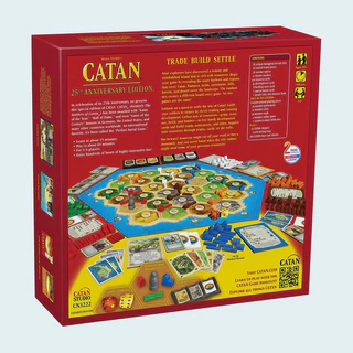 CATAN Board Game 25th Anniversary Edition Includes The Base Game and The 5-6 Player Extension