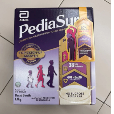 Pediasure ขนาด1.1Kg  นมพีดีชัวร์สำหรับเด็ก1-10ปี