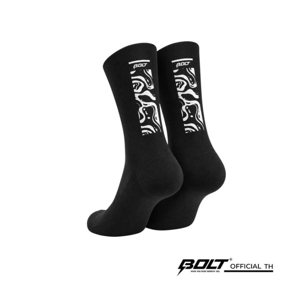 BOLT WRAP WAVE COLLECTION / SOCKS ถุงเท้าวิ่ง ถุงเท้าระบายอากาศดี ถุงเท้าใส่วิ่งมาราธอน ถุงเท้านุ่มใส่สบาย