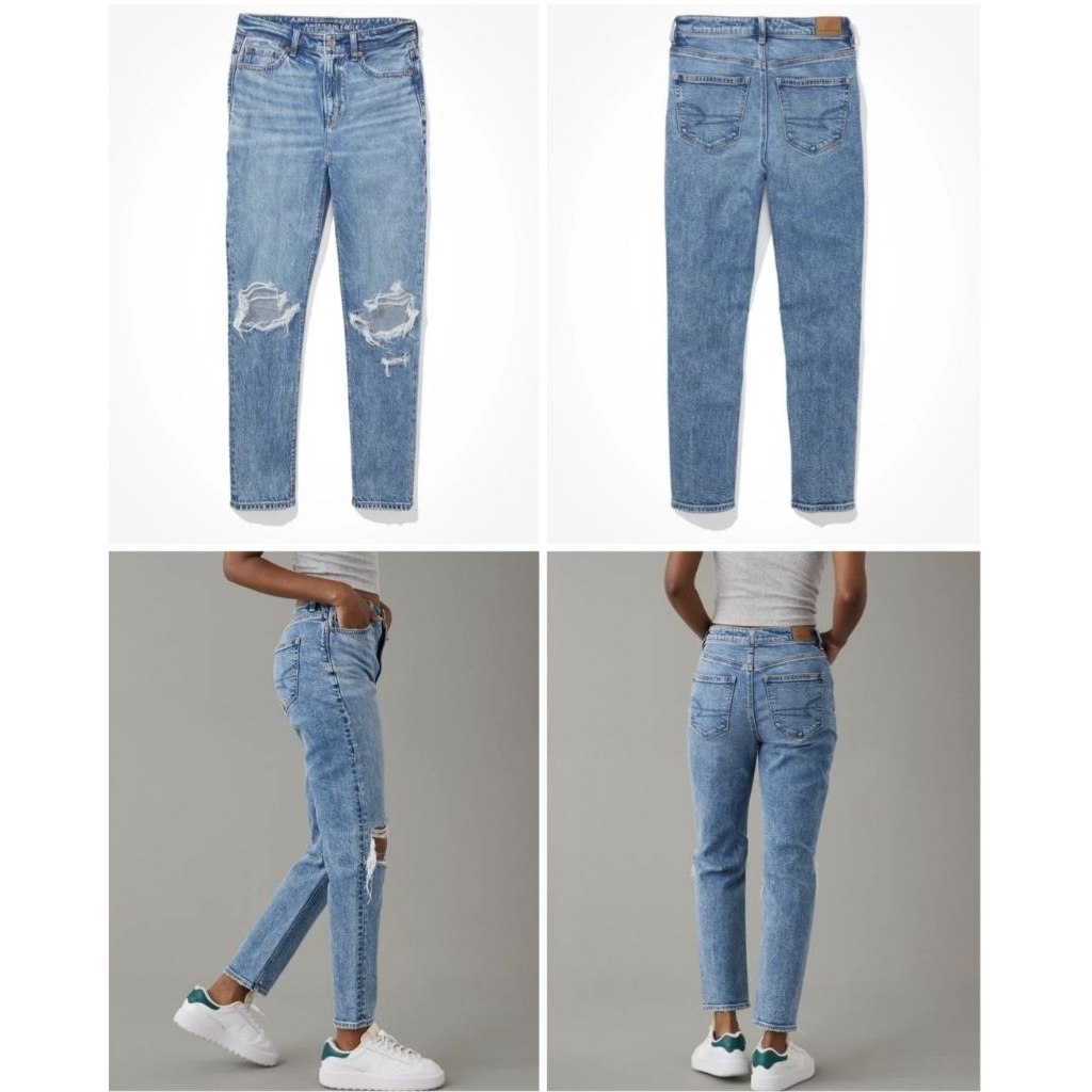 กางเกงทรงMomใส่สบาย AE Relax MOM Jeans