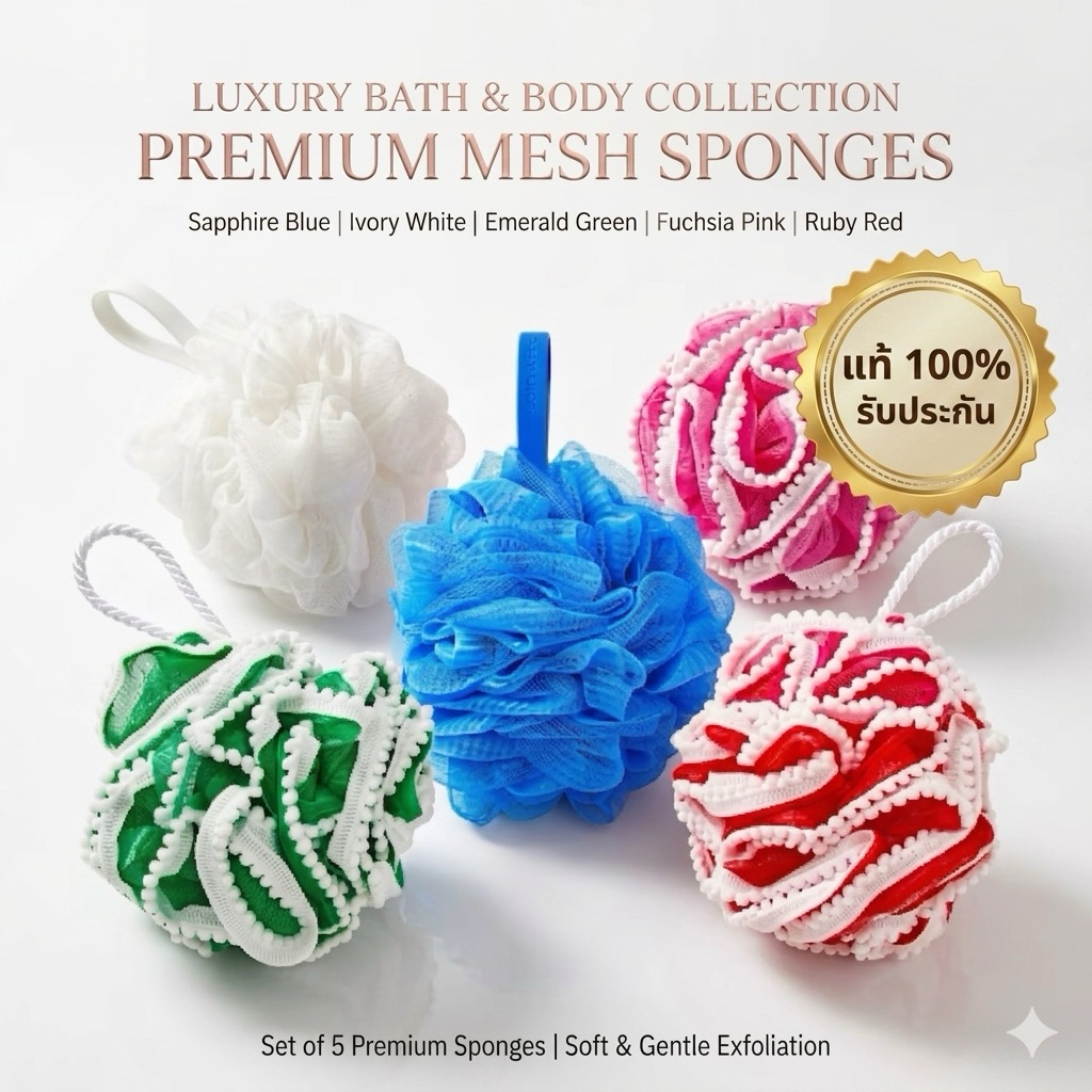 ใยขัดตัว Loofah Bath Sponge Bath & Body Works