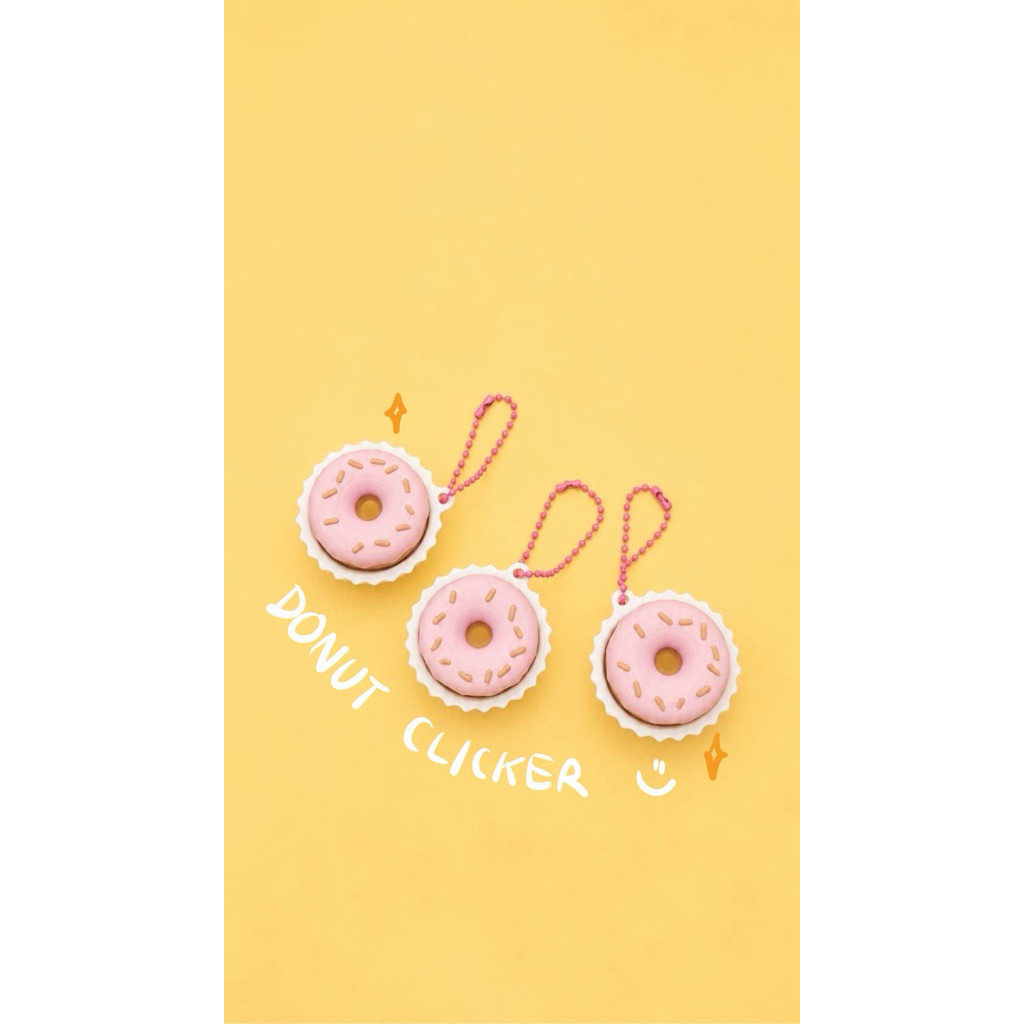 Donut Clicker พวงกุญแจโดนัท | เลือก Switch ได้