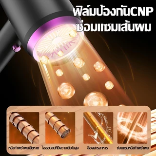 【รับประกัน 3 ปี】WEKONE ไดร์เป่าผม 3600W แห้งเร็ว เสียงรบกวนต่ำ เสริมไอออนลบบำรุงเส้นผม เครื่องเป่าผม Hair dryer