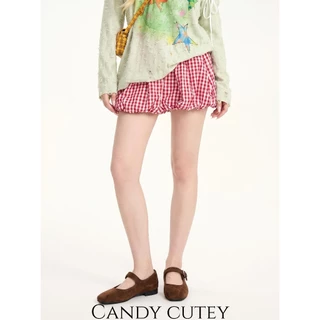 Candy Cutey รองเท้าแมรี่เจนสไตล์เกาหลี ผ้าซูเอดนุ่ม เบาะรองนุ่มสบาย ใส่สบายทั้งวัน สไตล์เรียบง่ายน่ารัก