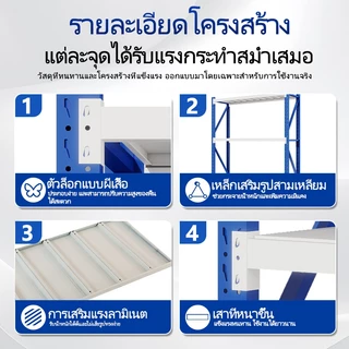 CODชั้นวางของหนักพิเศษ ขนาดใหญ่ 2 เมตร เหมาะสำหรับคลังสินค้า โครงสร้างแข็งแรง ทนทานสูง ตัวเลือกความกว้าง 120/150/200 ซม