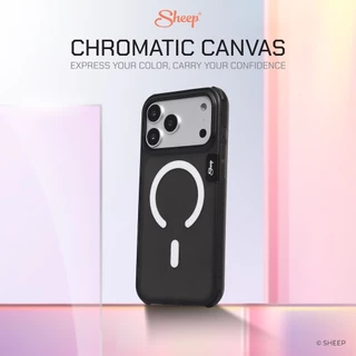 [Sheep Chromatic Canvas For iPhone&Samsung] เคสแมทสำหรับไอโฟน13/14/15/16/17Series และS25U S26U เคสชาร์จแม่เหล็กกันกระแทก