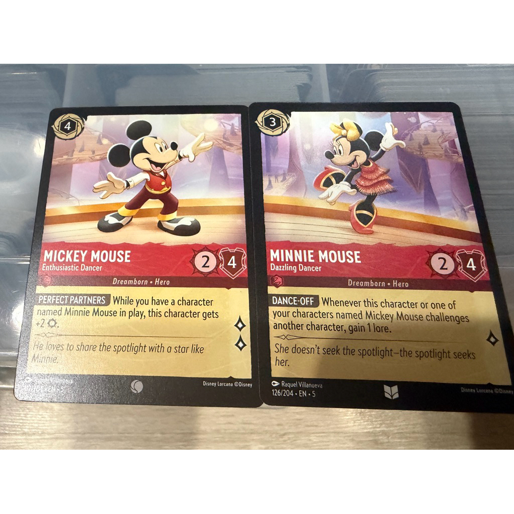 Disney Lorcana คู่ภาพต่อ Mickey Minnie Set 5 (ไม่ฟรอย)