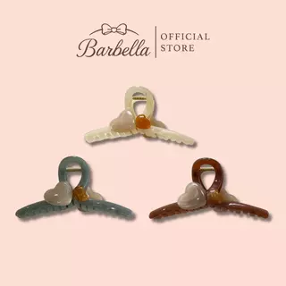 Barbella กิ๊บหนีบผมลายหัวใจ มินิมอล สไตล์เกาหลี รุ่น Heart Muse (BB114)