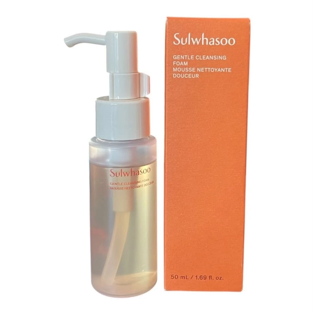 แท้💯พร้อมส่ง⚡️ Sulwhasoo Gentle Cleansing Foam โฟมล้างหน้าสูตรน้ำเจล (ขนาดพกพา 50 ml.)