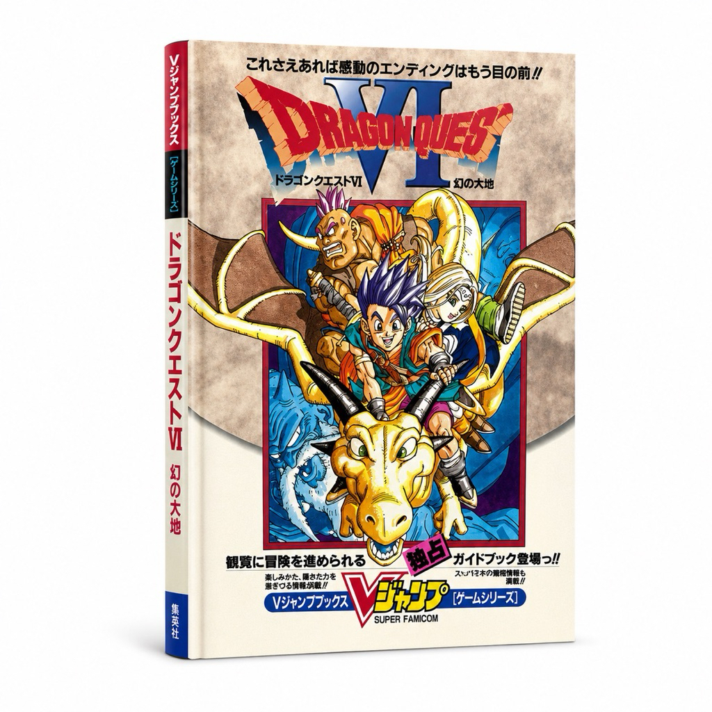 [บทสรุปเกมส์]Dragon Quest VI Official Guide Boook SFC ญี่ปุ่น