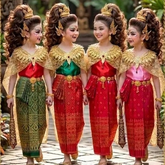 ชุดนางยักษ์ ชุดผีเสื้อสมุทร ชุดประกวด   (จาก กทม.ไลน์แมนได้) ชุดไทยนางในวรรณคดีสวยครบจบที่เดียว พร้อมจัดส่งทันที