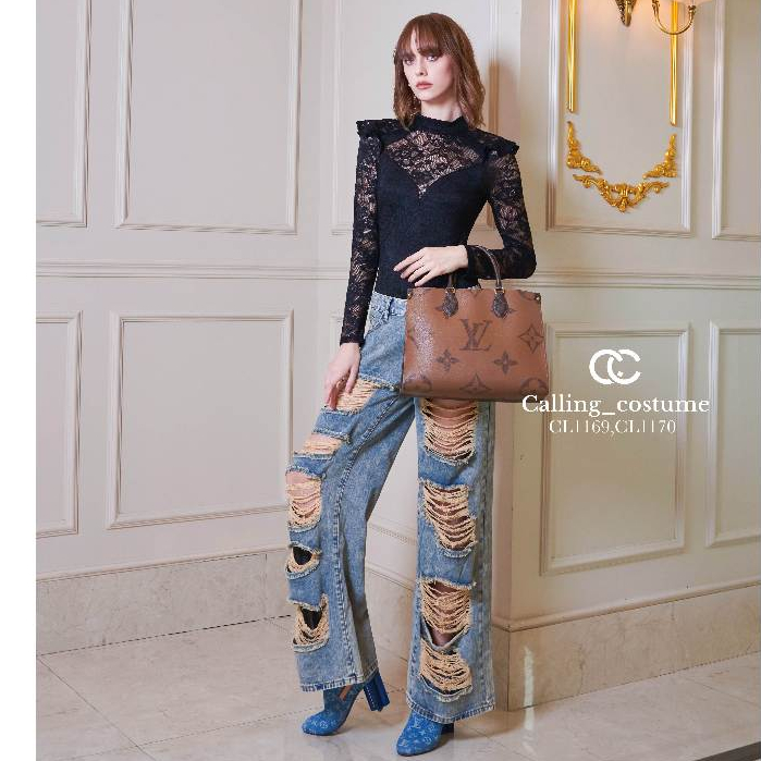 CALLING_COSTUME Bodysuit+Pants jeans (CL1169)(CL1170)