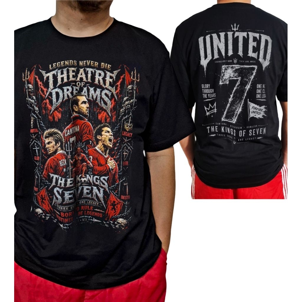 เสื้อยืด ตำนานเบอร์ 7 งานสกรีนบล็อก] สกรีนเองทำมือทุกตัว ซักเครื่องได้เลยไม่ต้องถนอม