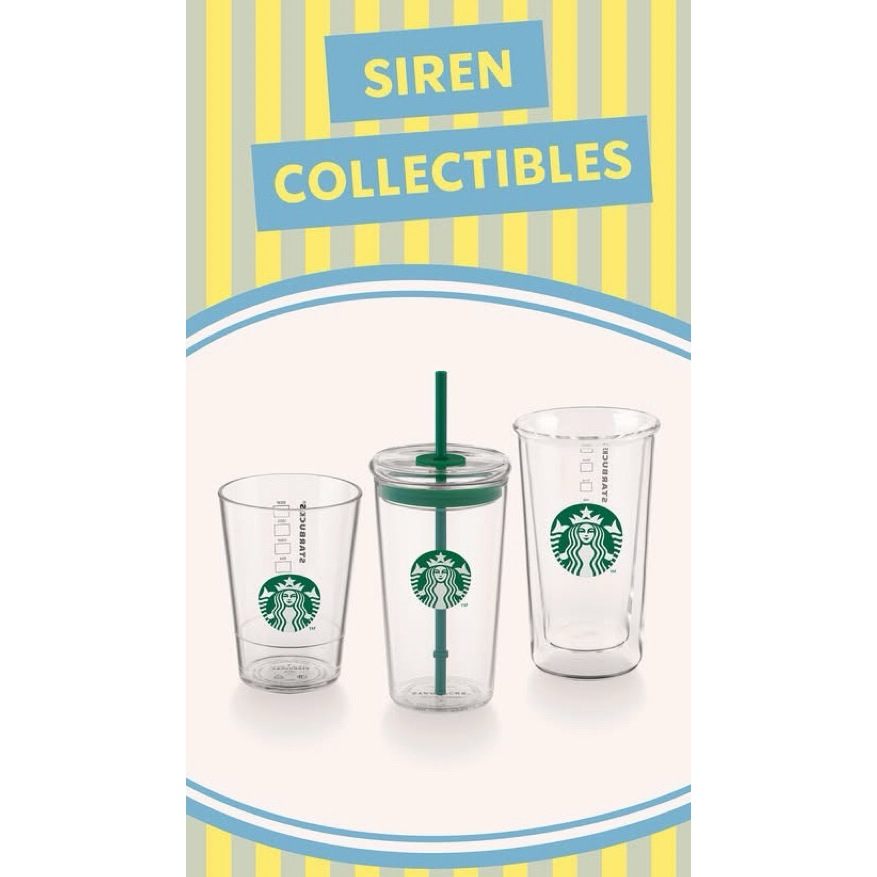 Starbucks Siren Collectibles collection สตาร์บัคส์ คอลเลคชั่น Siren Collectibles คอลเลคชันใหม่ ของแท้