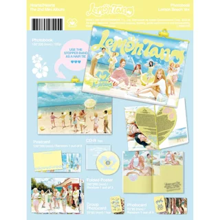 [PRE] Hearts2Hearts H2H The 2nd Mini Album Lemon Tang🍋 🏖️ อัลบั้ม Photobook/ Sticker / Keyring /Jewel Case