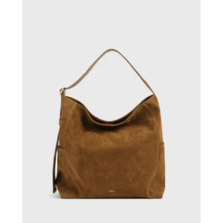 Tocco Toscano Carin Slouchy Hobo Bag กระเป๋าหนังกลับพรีเมียม ปรับสายสะพายไหล่ได้ จุของเยอะ สไตล์มินิมอล Quiet Luxury