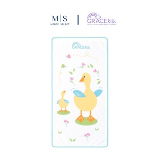 Grace Kids ผ้าเช็ดตัวเด็กและผู้ใหญ่ ผ้าเช็ดผมไมโครไฟเบอร์ ผ้าขนหนูซับน้ำดี แห้งไว ผ้านุ่ม ไม่ระคายเคือง 60x120 / 35x75