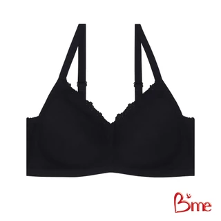 B'me เสื้อชั้นในไร้ขอบ level 2 ฟองกลาง รุ่น ME1A5B สีดำ สีเขียว สีนู้ด New M.8