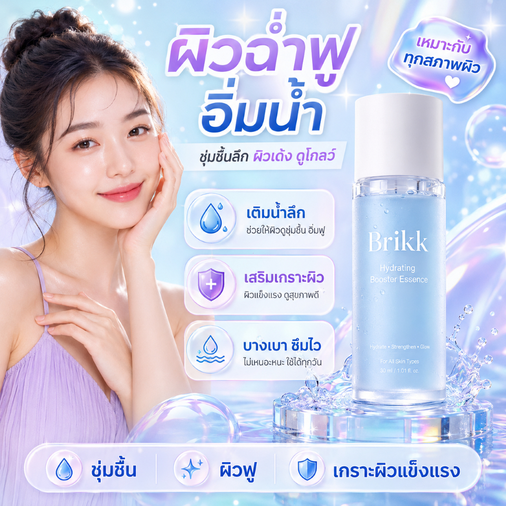 เซ็ตผิวแข็งแรง Brikk 6 In 1 + Sheen BHA Booster ลดสิว ผิวฟู อิ่มน้ำ รูขุมขนดูกระชับ Glass Skin Routine