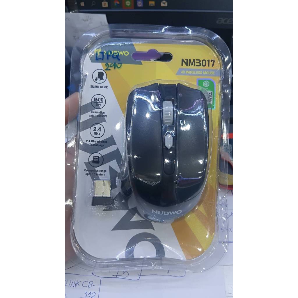 NUBWO NM3017 4D Wireless Mouse