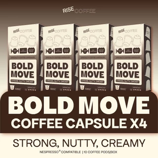 RISE COFFEE เซตกาแฟแคปซูล Coffee Capsule สำหรับเครื่อง Nespresso