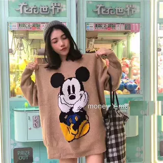 ราคาต่ำสุดในตลาด⚡เสื้อไหมพรม เสื้อกันหนาวแขนยาว ไหมพรมกำมะหยี่ รุ่น กำมะหยี่ริ้วใหญ่ เสื้อกันหนาวแฟชั่น สำหรับผู้หญิง