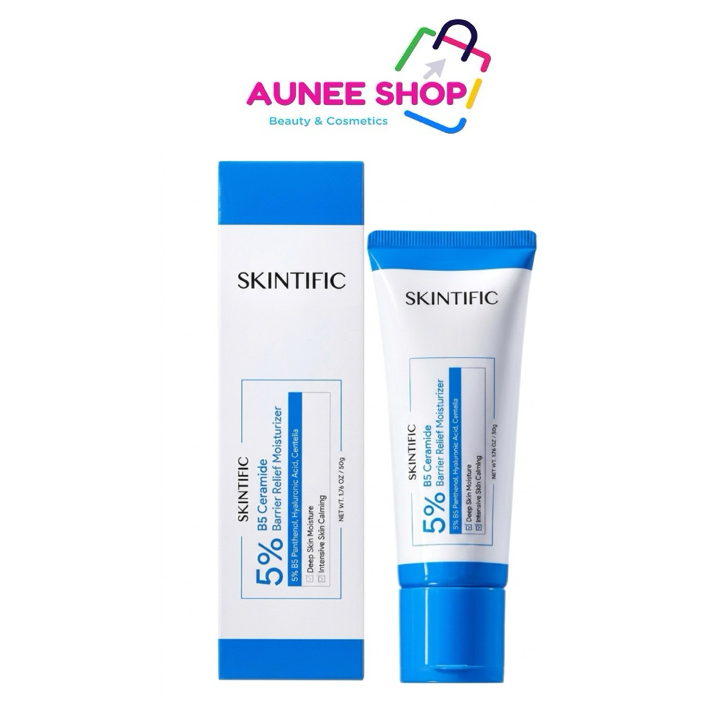 ส่งฟรี/มีไลฟ์ (หลอด)SKINTIFIC 5%B5 Ceramide Barrier Relief Moisturizer มอยเจอร์ไรเซอร์ ฟื้นฟูผิว เสร