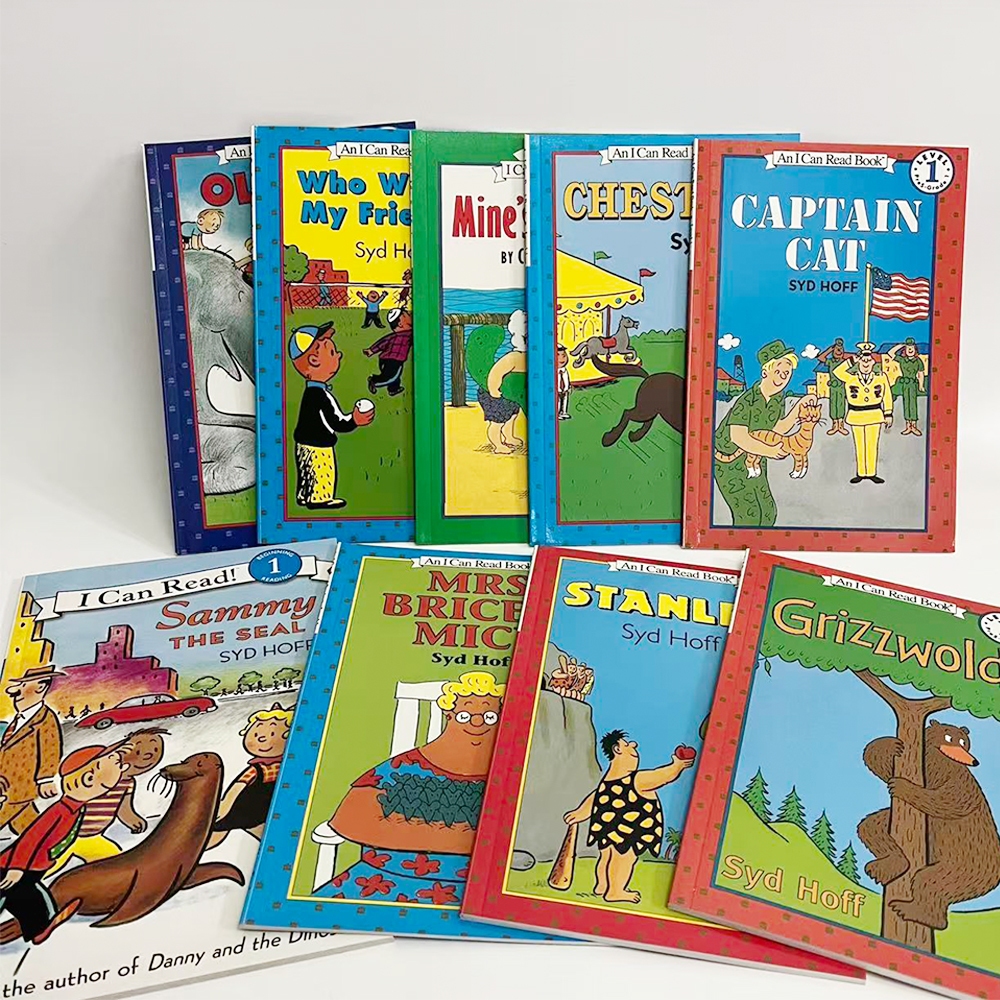 9 Books I Can Read The Syd Hoff Book Educational English Story Books for Kids Children Bedtime Picture Book