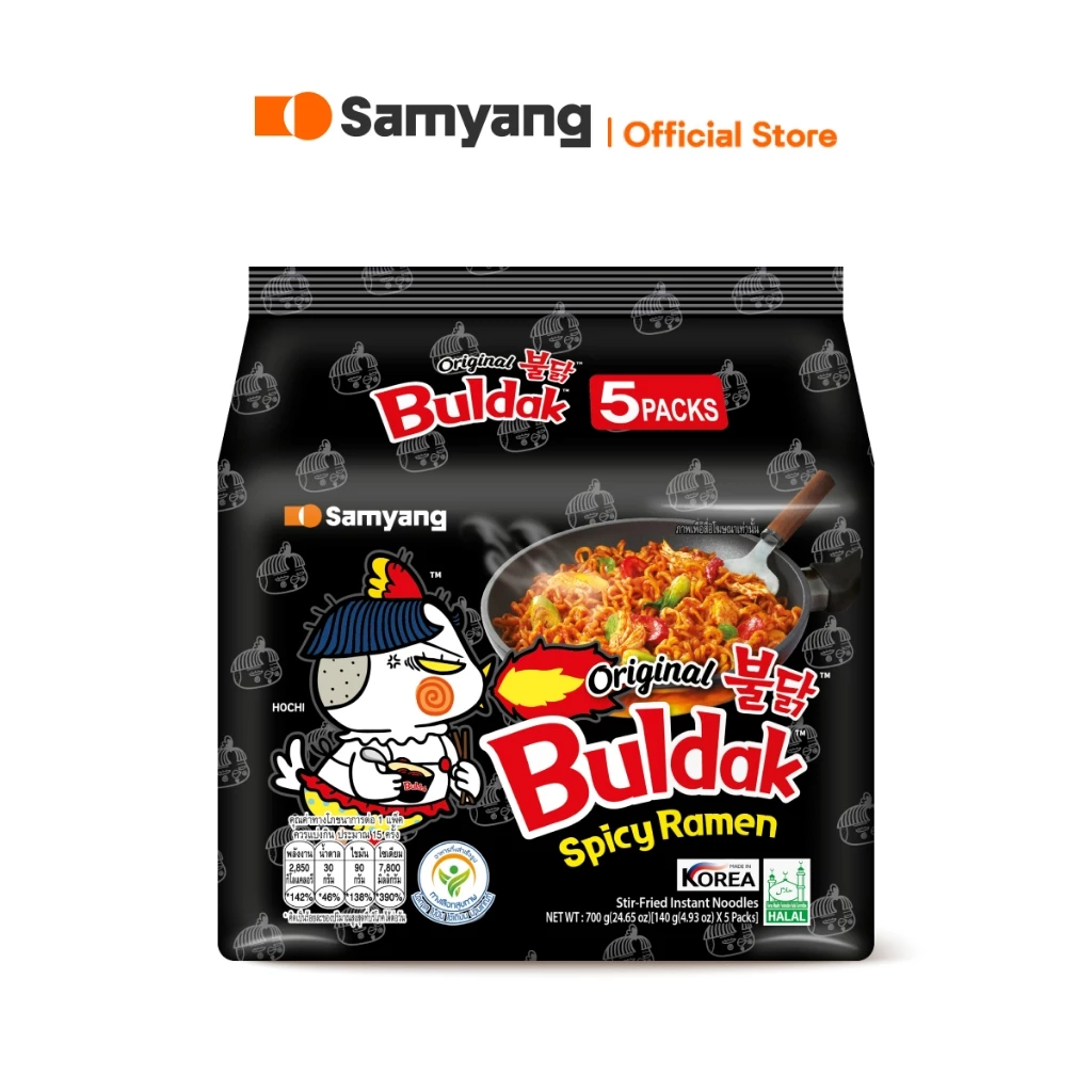 [แพ็ก 5] Samyang Buldak ซัมยัง บูลดัก บะหมี่กึ่งสำเร็จรูป เลือกรสชาติ thumbnail 3