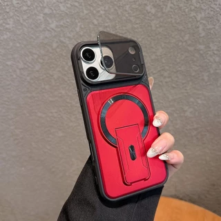 เคสตั้งได้ดีไซน์ใหม่ มีฝาปิดเลนส์กล้อง เคสกันกระแทก case for iPhone 17Promax 16Pro 15Plus 14 13