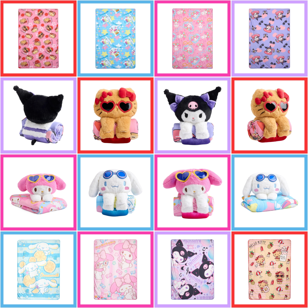 💜 แท้ 100% ผ้าห่ม Cooling หมอนผ้าห่ม Sanrio 💖 หมอน ผ้าห่ม