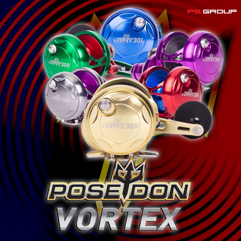รอกรุ่นใหม่ล่าสุด Poseidon APEX (2026) รอกตกปลาทะเลปลาบึกมีตัังแต่เบอร์ 200-500
